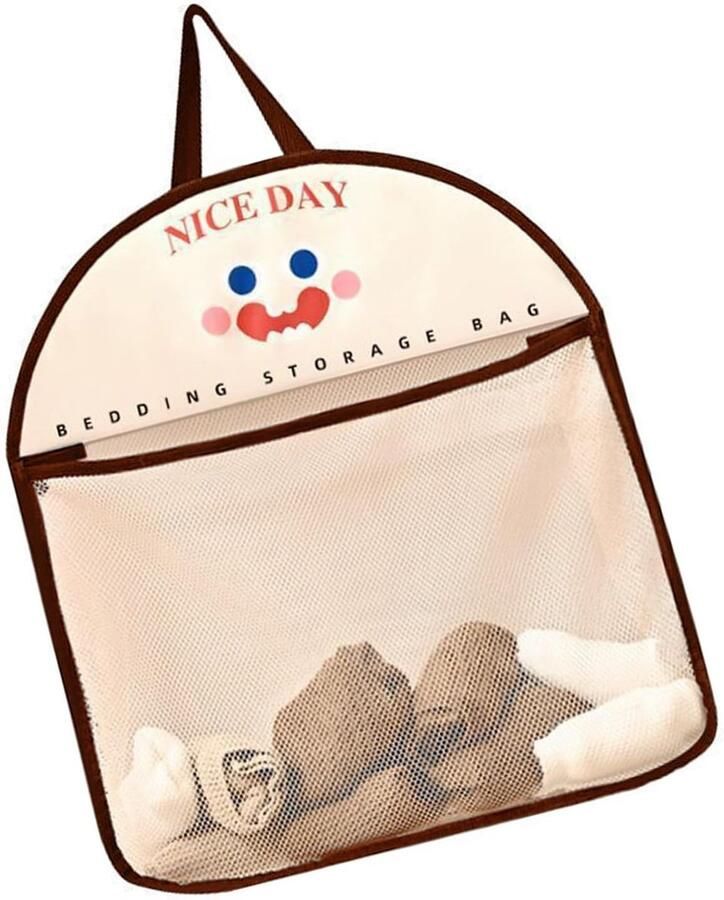 Crrynuo Efficiënte opbergruimte voor ondergoed en schoenen Garderobe- en badkameroplossingen Set van twee duurzame ruimtebesparende garderobe-organizers van polyester (twee)