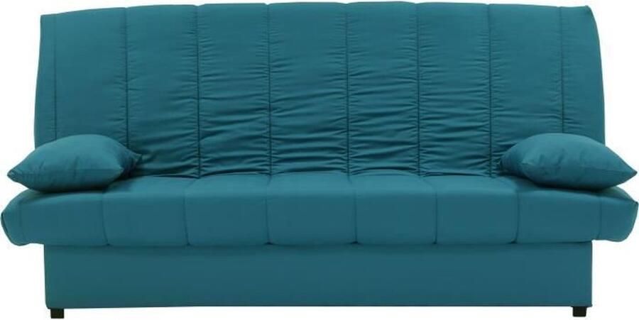 Cstore 3-zits slaapbank 100% katoen Duck blue stof Eigentijdse stijl L 190 x D 92 cm MILA