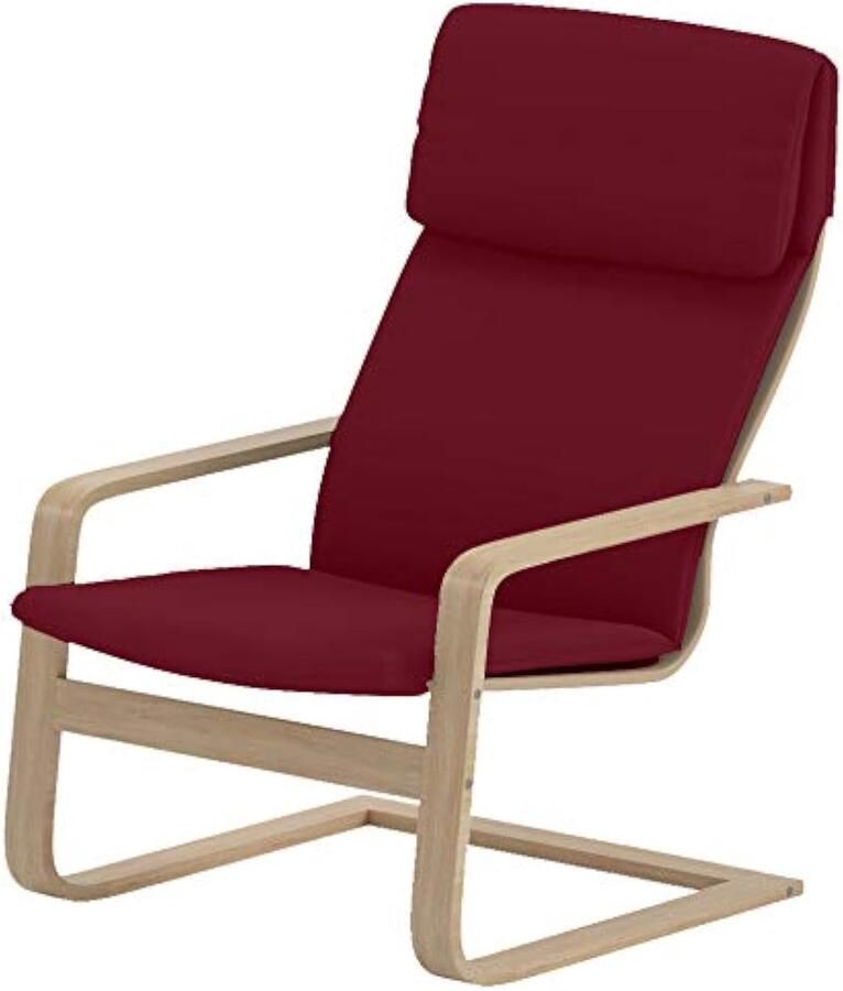 Custom Slipcover Replacement Aangepaste hoes vervangende Pello vervangende stoelhoes speciaal voor IKEA Pello stoelhoes (katoenrood)