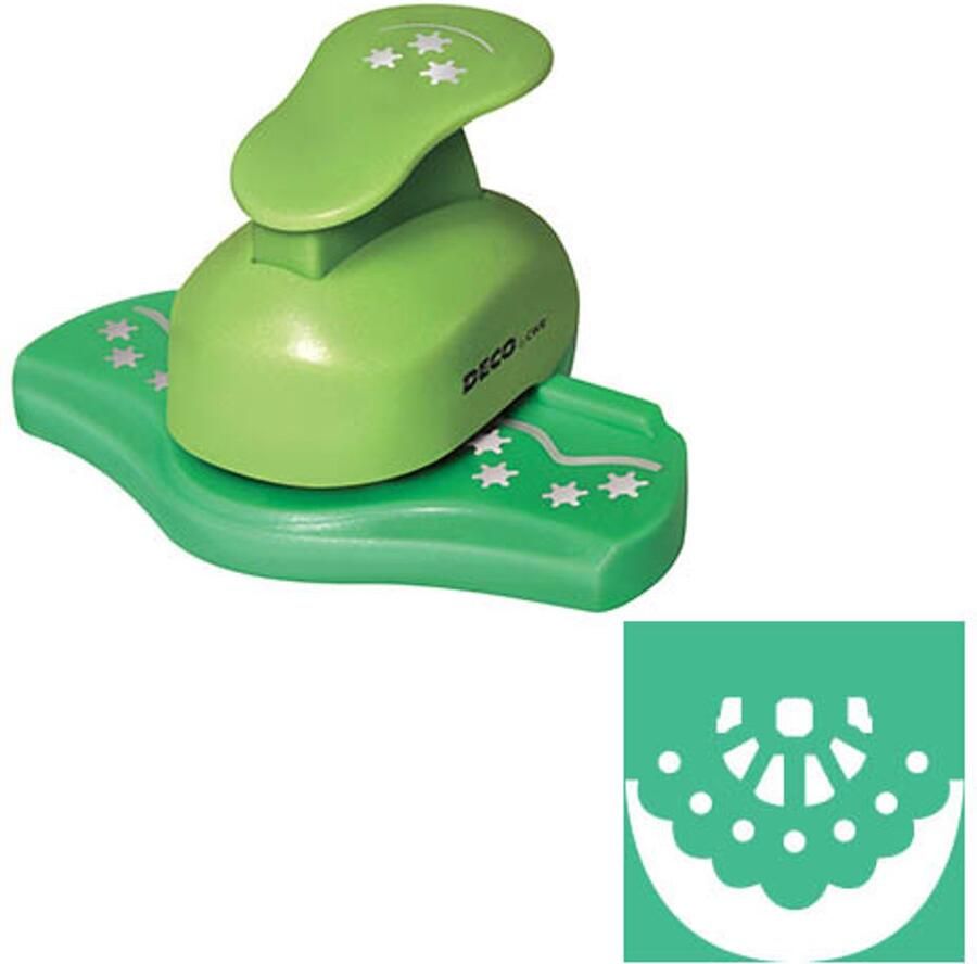 CWR 11170 4 papierperforator Groen