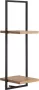 D-Bodhi Shelfmate Type C Wandbox – Wandplank – Zwart Gecoat Frame (EBF) 25 x 25 x 75 CM - Thumbnail 1