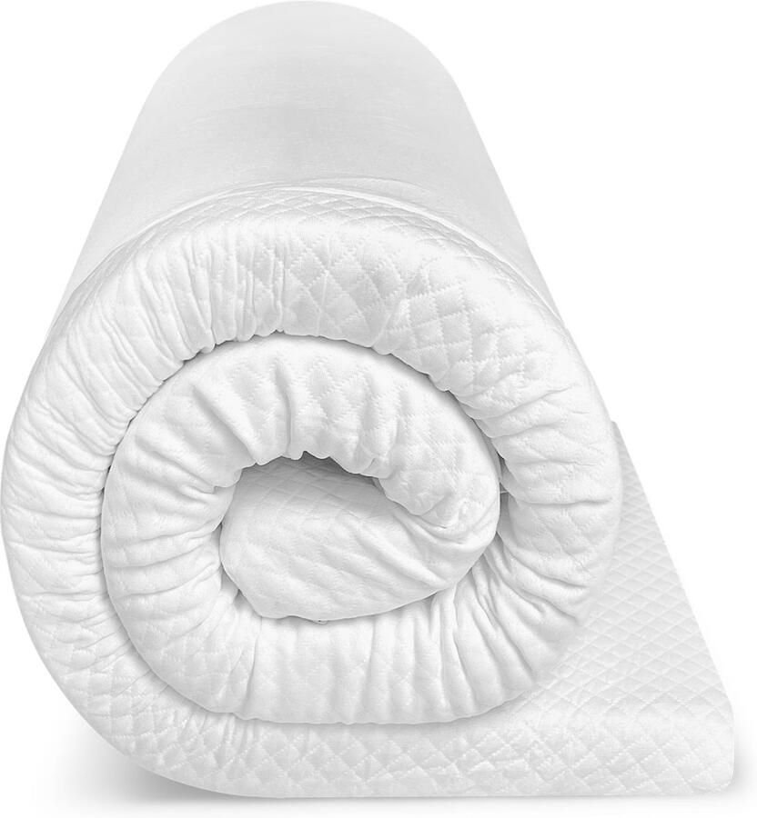 Dailydream Pure Topper Model M 50 bis 90kg lichaamsgewicht 120x200x5cm Traagschuim Rug- & Zij-slaper Topmatras Topper Matras Topdekmatras - Foto 3