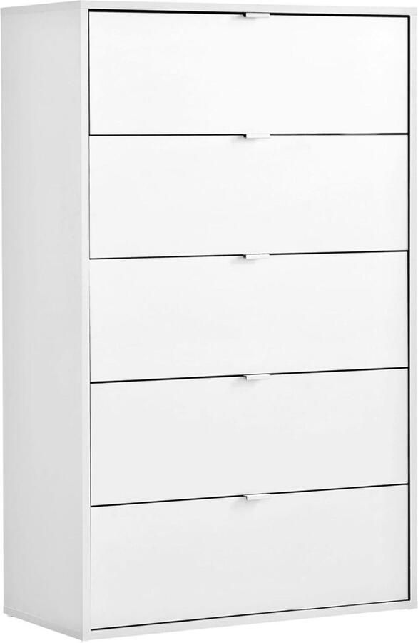 DailySupplies Dailysuppliess Dressoirs Kasten Ladekast Buffetkast Industrieel Hout 80x40x120cm Wit