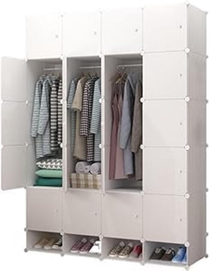 DailySupplies Dressing Kasten Kledingkast Kledingkasten Slaapkamer Organizer