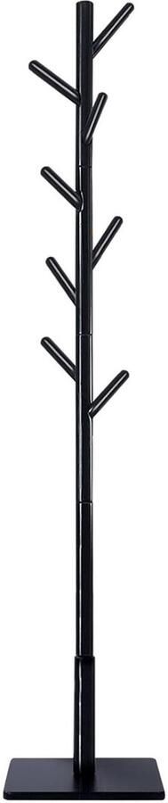 DailySupplies Kapstok Staand Garderoberek Kledingrek Haken Zwart