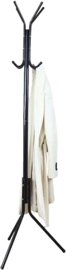 DailySupplies Kapstok Staand Garderoberek Kledingrek Haken Zwart