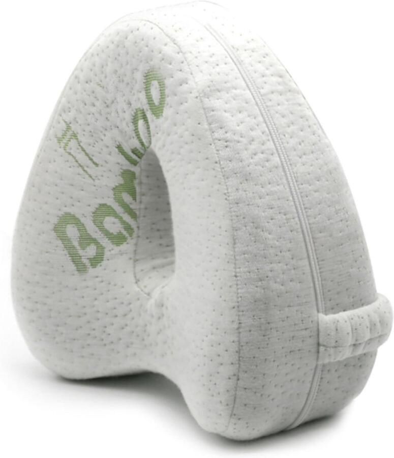 DailySupplies Kniekussen Voor in Bed Beenkussen Zijslaper Verhoging Rugslaper Orthopedisch Wit