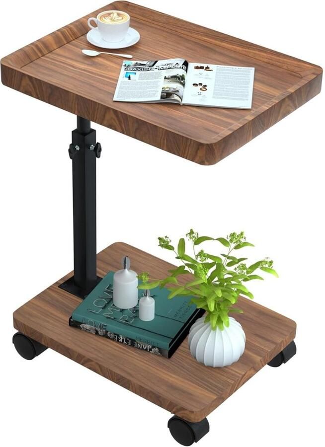 DailySupplies Laptoptafel op Wielen Bedtafeltje Bijzettafel