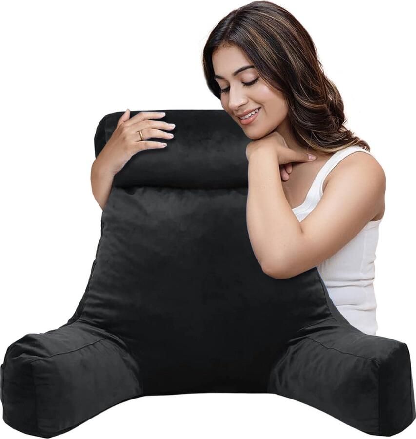 DailySupplies Leeskussen voor in Bed Bookseat Leeskussens voor Boeken Zwart