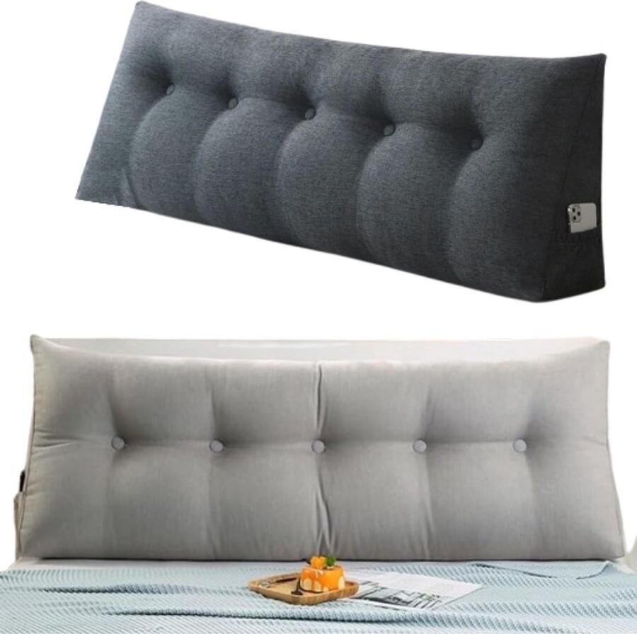 DailySupplies Leeskussen Voor in Bed Bookseat Rugkussen - Foto 2