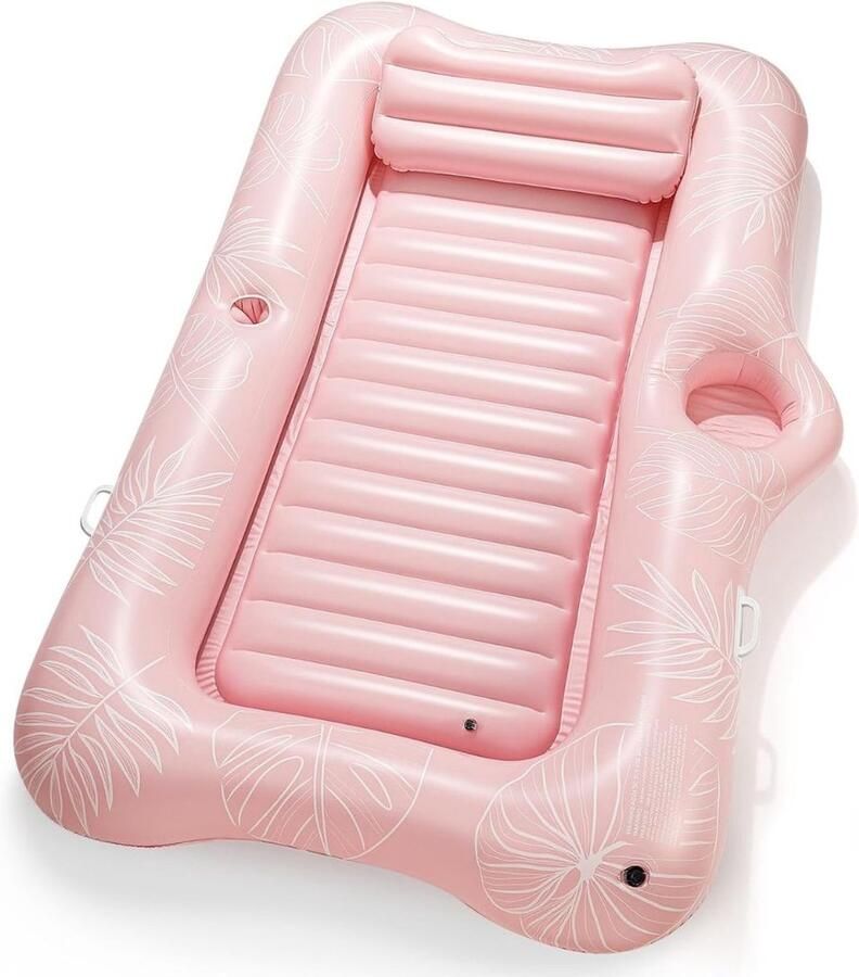 DailySupplies MRKK Tanning Pool Bed Luchtbed Zwembad Opblaasbaar Roze