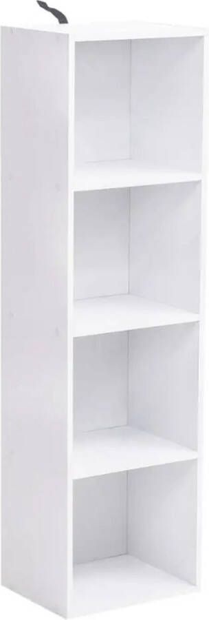 Dailysupplies Rustieke Industriële Houten Planken Kast Hoekrek Display Decor Hoekplank Zwevende Wandplank Organizer voor Slaapkamer Keuken Badkamer Wit