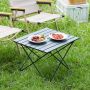 Dakta klaptafel campingtafel 565x460x405 mm opvouwbare tuintafel balkontafel multifunctionele tafel 30 kg belastbaar aluminium campingtafel klaptafel hittebestendig draagbaar - Thumbnail 2