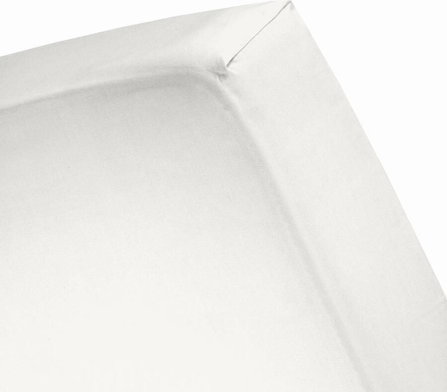 Damai Hoeslaken hoge hoek (tot 35 cm) Katoen 180 x 200 cm Wool white