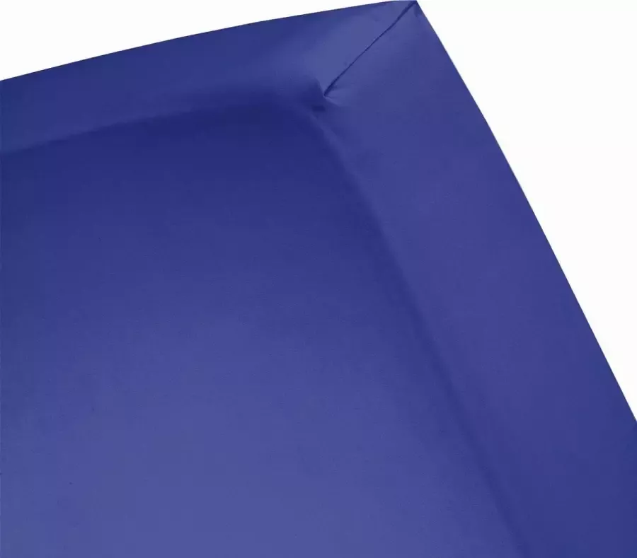 Damai Hoeslaken hoge hoek (tot 35 cm) Katoen 180 x 210 cm Ultramarine