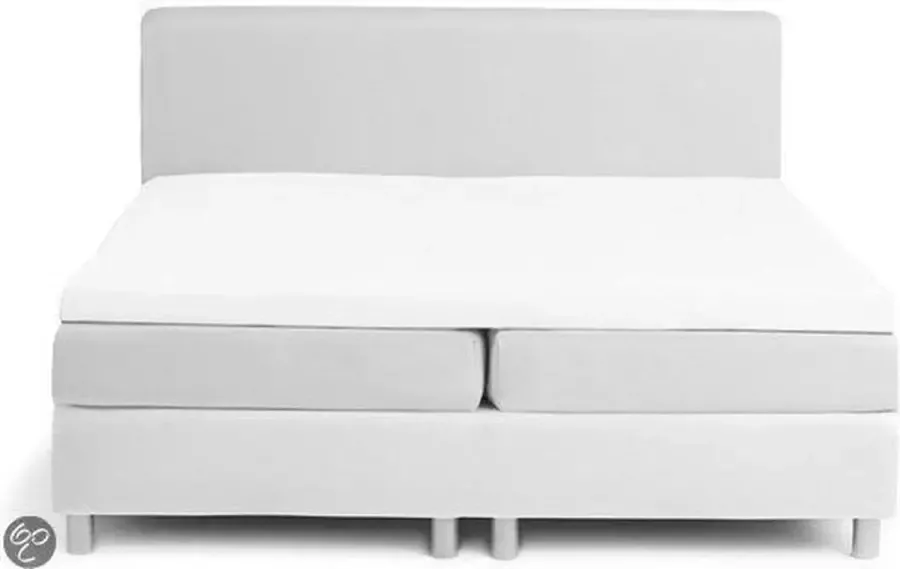 Damai Topcover katoen 160 x 200 (01) white Standaard (tot 8 cm) Nightkiss - Foto 2
