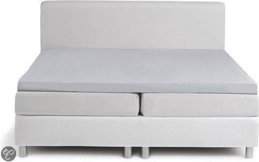Damai Topcover katoen 90 x 210 (94) light grey Standaard (tot 8 cm) Nightkiss