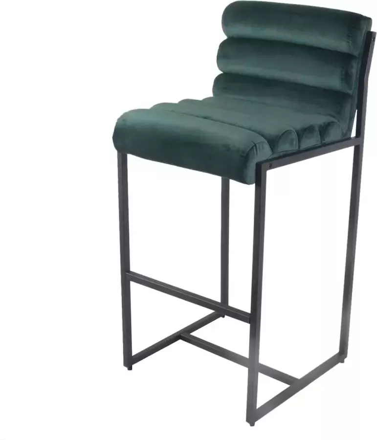 Damiware Barkruk designkruk industrieel 75 cm velvet Tony