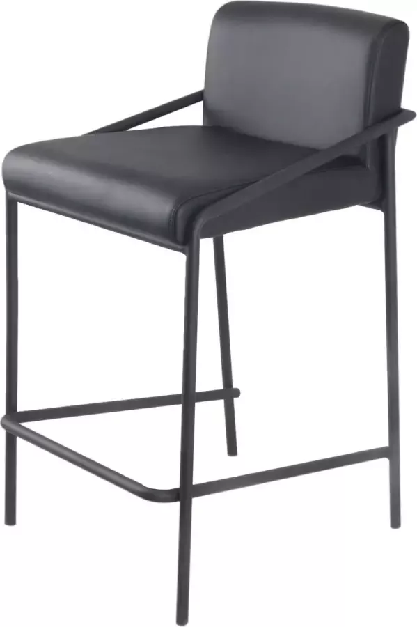 Damiware Barkruk metaal 65 cm Lederlook LEV