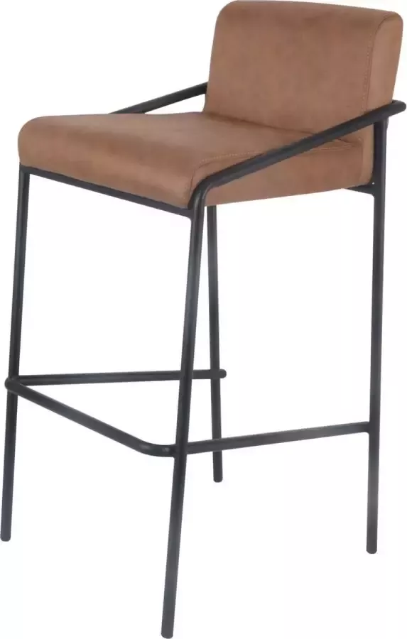 Damiware Barkruk metaal kunstleer 75 cm LEV - Foto 2