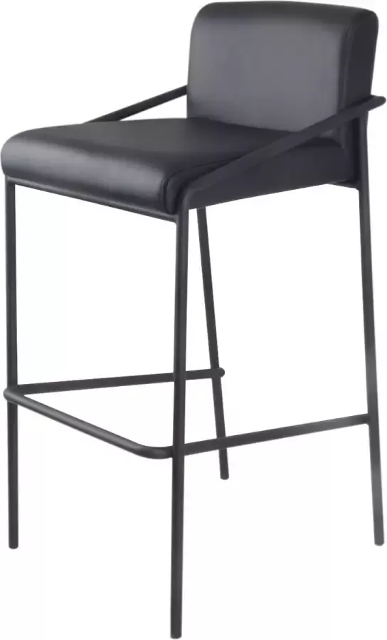 Damiware Barkruk metaal kunstleer 75 cm LEV