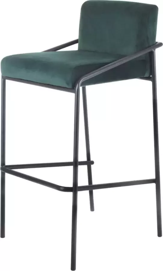 Damiware Barkruk velvet fluweel metaal 65 cm LEV