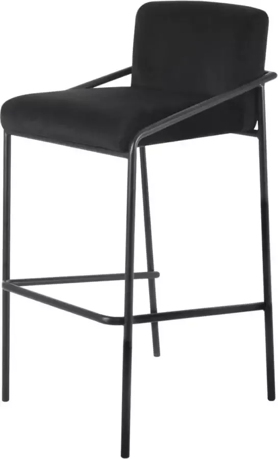 Damiware Barkruk velvet fluweel metaal 75 cm LEV