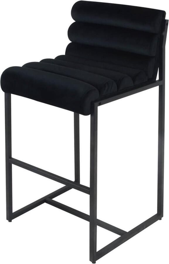 Damiware Barkruk designkruk industrieel 75 cm velvet Tony - Foto 2