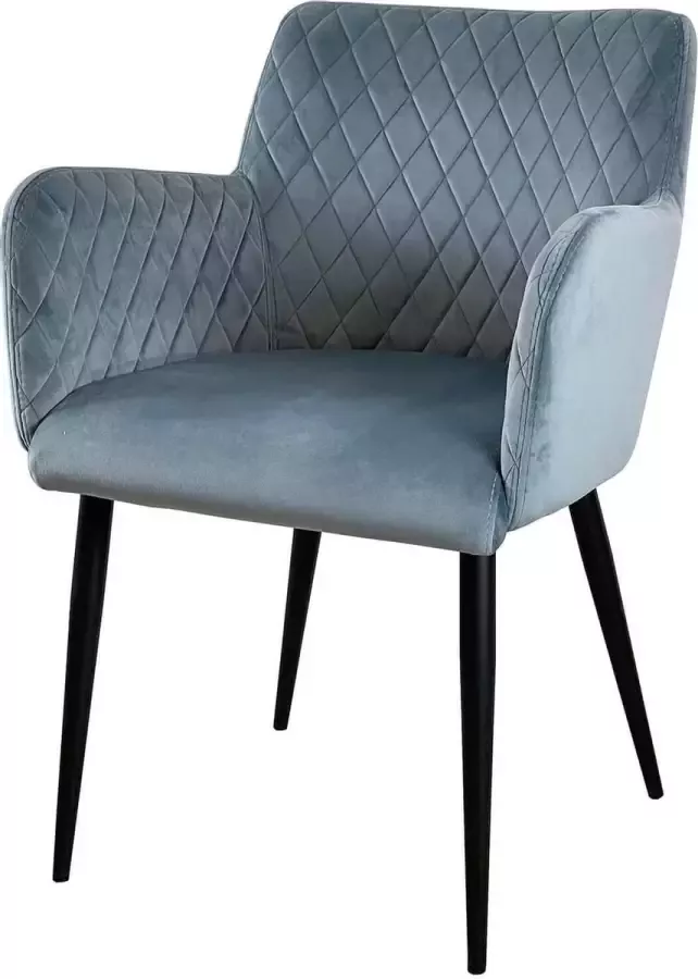 Damiware Eetkamerstoel velvet fluweel Rose