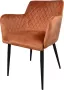 Damiware Eetkamerstoel velvet fluweel Rose - Thumbnail 1