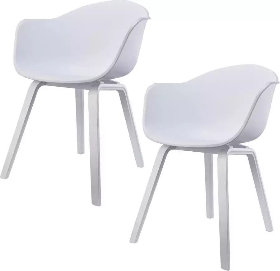Damiware Eetkamerstoelen set van 2 Romeo