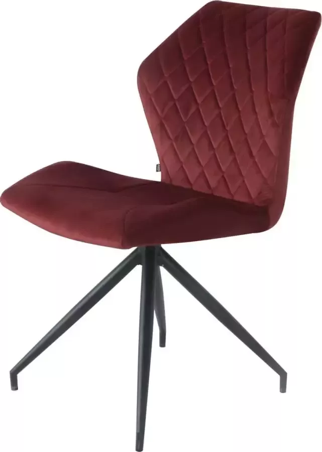 Damiware Eetkamerstoelen Velvet en Bouclé set van 2 Rocky - Foto 2