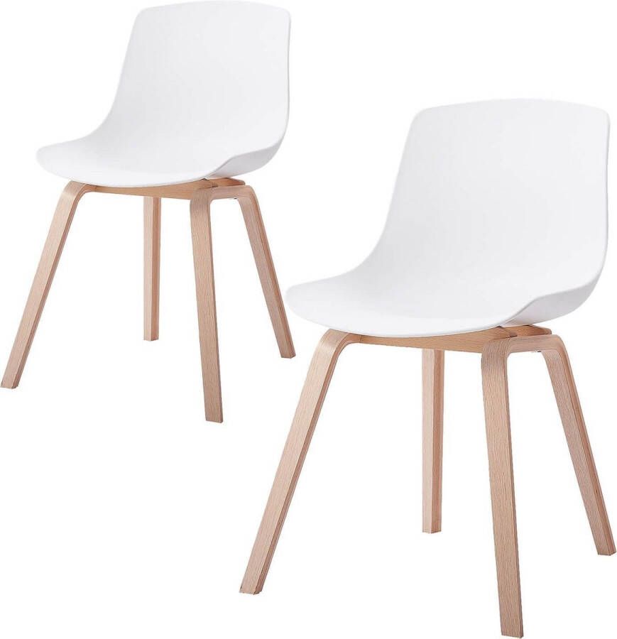 Damiware Juliet eetkamerstoelen set van 2 WIT