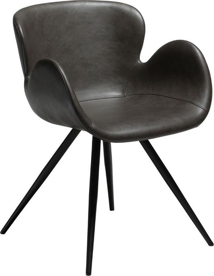 Dan-Form eetkamerstoel gaia vintage grijs 76 x 56 x 56.5 (2 stuks)