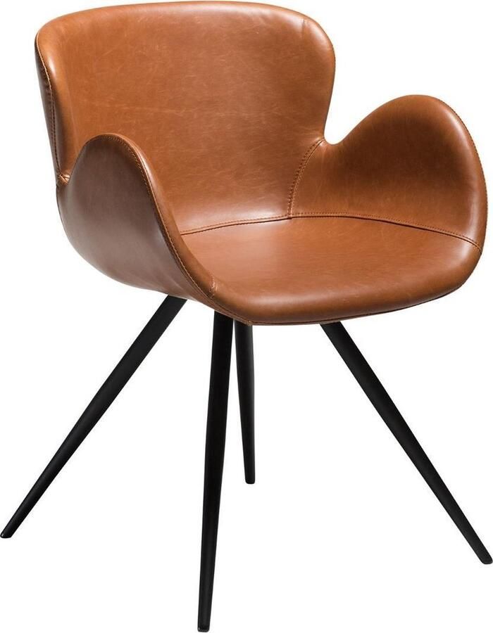 Dan-Form eetkamerstoel gaia vintage lichtbruin 76 x 56 x 56.5 (2 stuks)