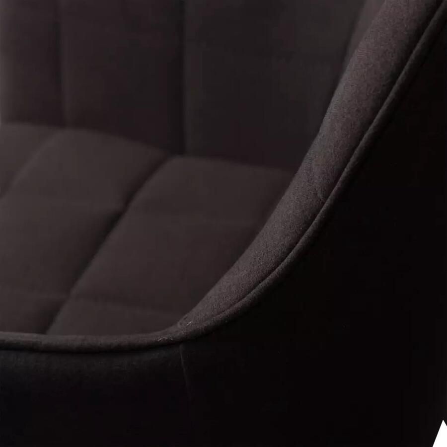 Dan Form Embrace Eetkamerstoel Zwart Meteoriet