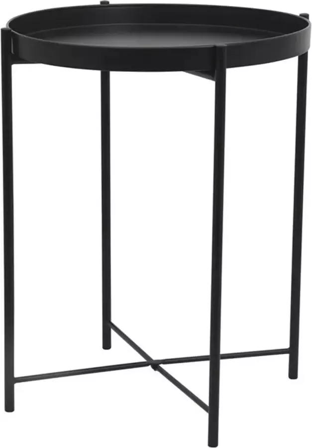 DAY Bijzettafel 38x50 cm Metaal Zwart