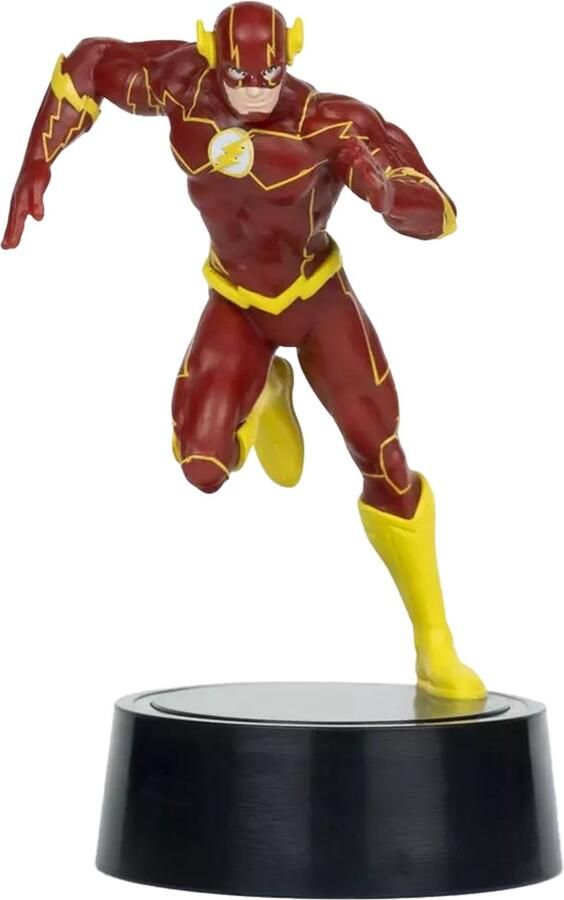 DC Comics Flash LED-figuur The Flash Ingebouwde lamp met logo Actie figuur DC The Flash Movie PVC Statue Flash Verzamelfiguur 11 cm