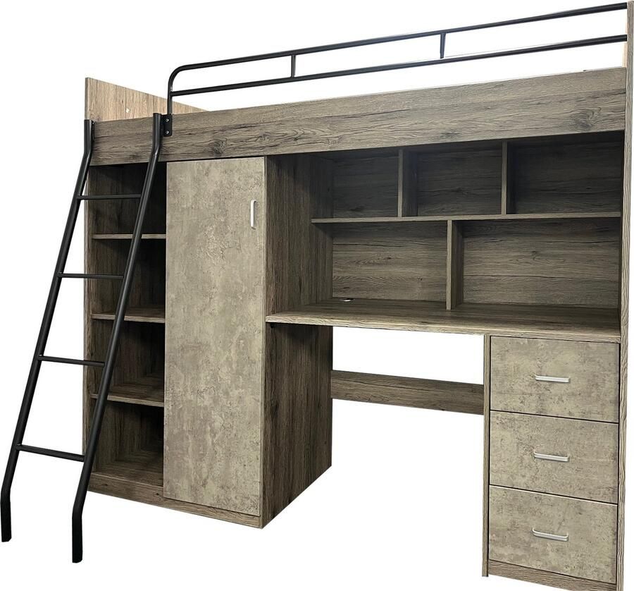 De Beddenkoning Bart Hoogslaper met Kast en Bureau