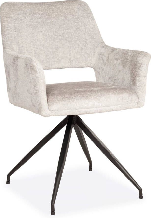 De Bommel Meubelen Eetkamerstoel Vela Perfect Harmony Lichtgrijs Eetkamerstoelen met armleuning Grijze eetkamerstoelen stof Modern Stof Grijs Modern Eettafelstoel Keukenstoel Eetstoel Stoel eetkamer