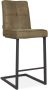 De Bommel Meubelen Barstoel (swingframe laag) Jaxx Otis Olijf (sale) Barkrukken met rugleuning Barstoelen met rugleuning Stof Groen Industrieel - Thumbnail 1