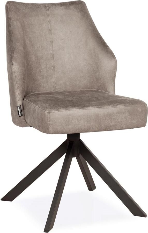 De Bommel Meubelen Eetkamerstoel Alicia Bull Clay Kunstleer Naturel Modern Eettafelstoel Keukenstoel Eetstoel Stoel eetkamer