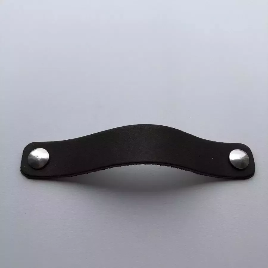 De Leermakers Leren handgrepen Bruin 4 stuks 15 x 2 cm