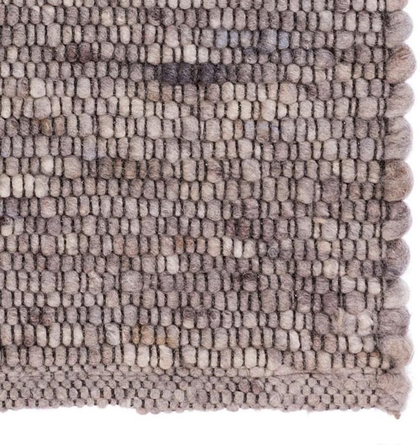 De Munk Carpets Diamante 02 Vloerkleed 200x300 cm Rechthoekig Laagpolig Structuur Tapijt Design Industrieel Landelijk Bruin Zwart