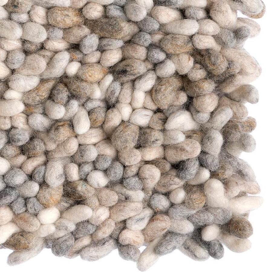 De Munk Carpets Toscane 02 Vloerkleed 200x300 cm Rechthoekig Hoogpolig Tapijt Industrieel Landelijk Scandinavisch Bruin Taupe