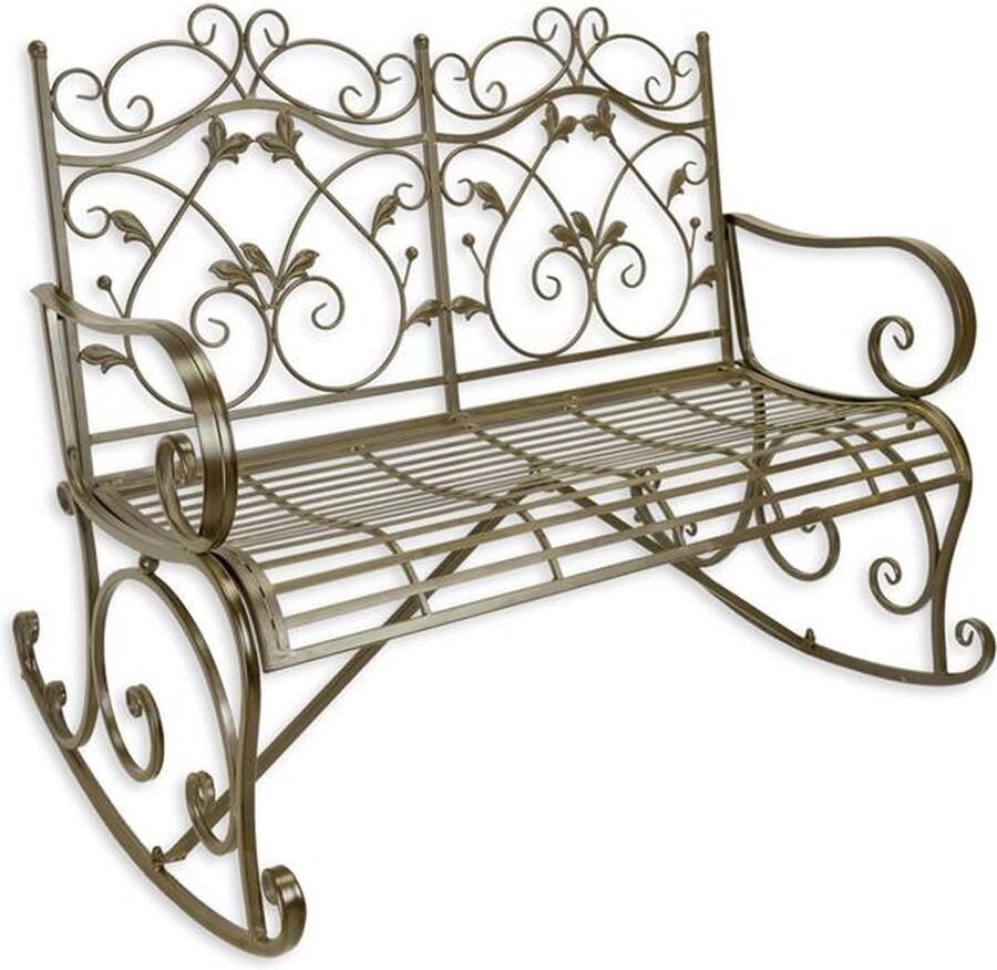 De Splinter B.V. EEN BRUINE IJZEREN TUIN TWEEZITS SCHOMMELBANK