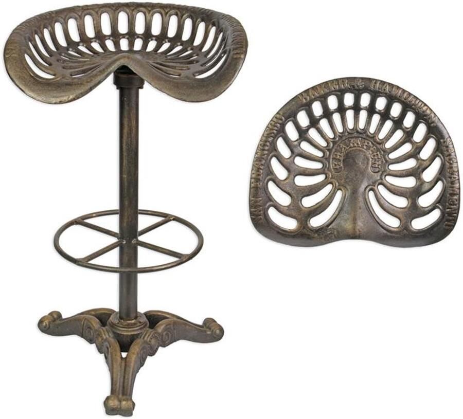 De Splinter B.V. EEN GIETIJZEREN BARKRUK BRONSKLEUR