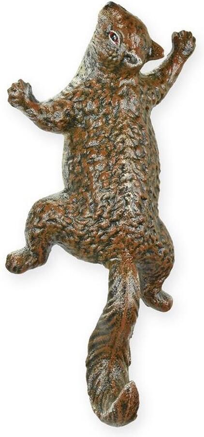 De Splinter B.V. EEN GIETIJZEREN KLIMMENDE EEKHOORN KAPSTOKHAAK