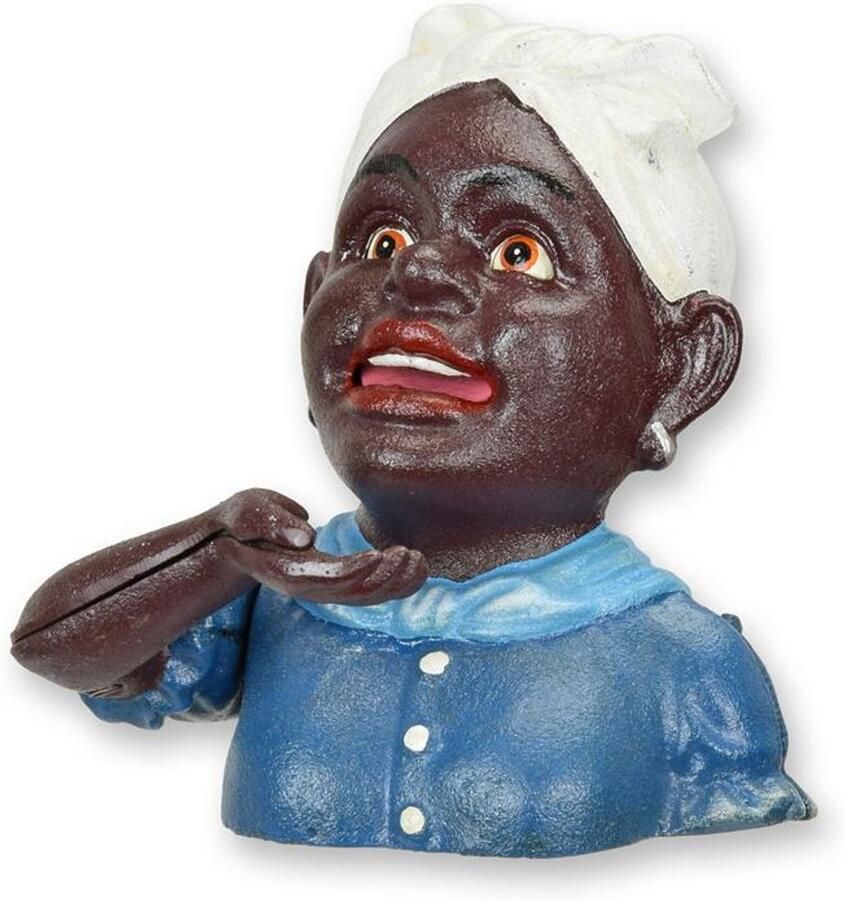 De Splinter B.V. EEN GIETIJZEREN ZWARTE MECHANISCHE BANK VOOR MEISJES