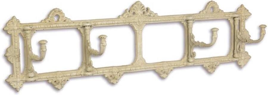 De Splinter B.V. EEN WITTE GIETIJZEREN KAPSTOKHAAK